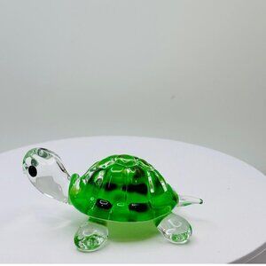Green Sea Turtle Figurine Coastal Beach Decor